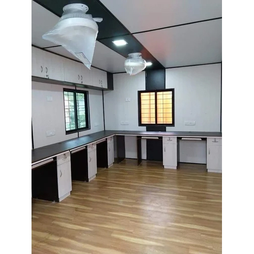 Portable Site Office Cabin - Steel Structure, Pvc Windows With Sliding Style | Flexible And Mobile Workspace, Designed For Comfort And Productivity