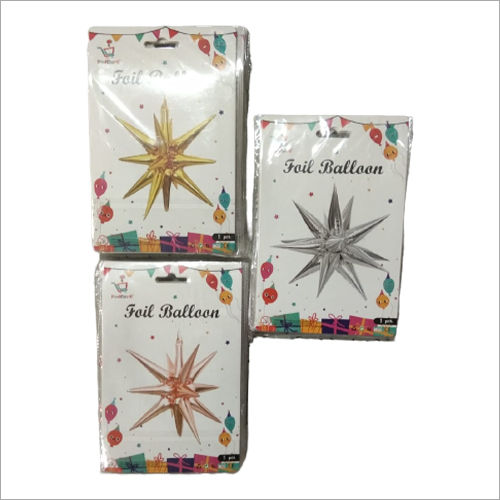 Decorative 12 Point Star Party Balloon