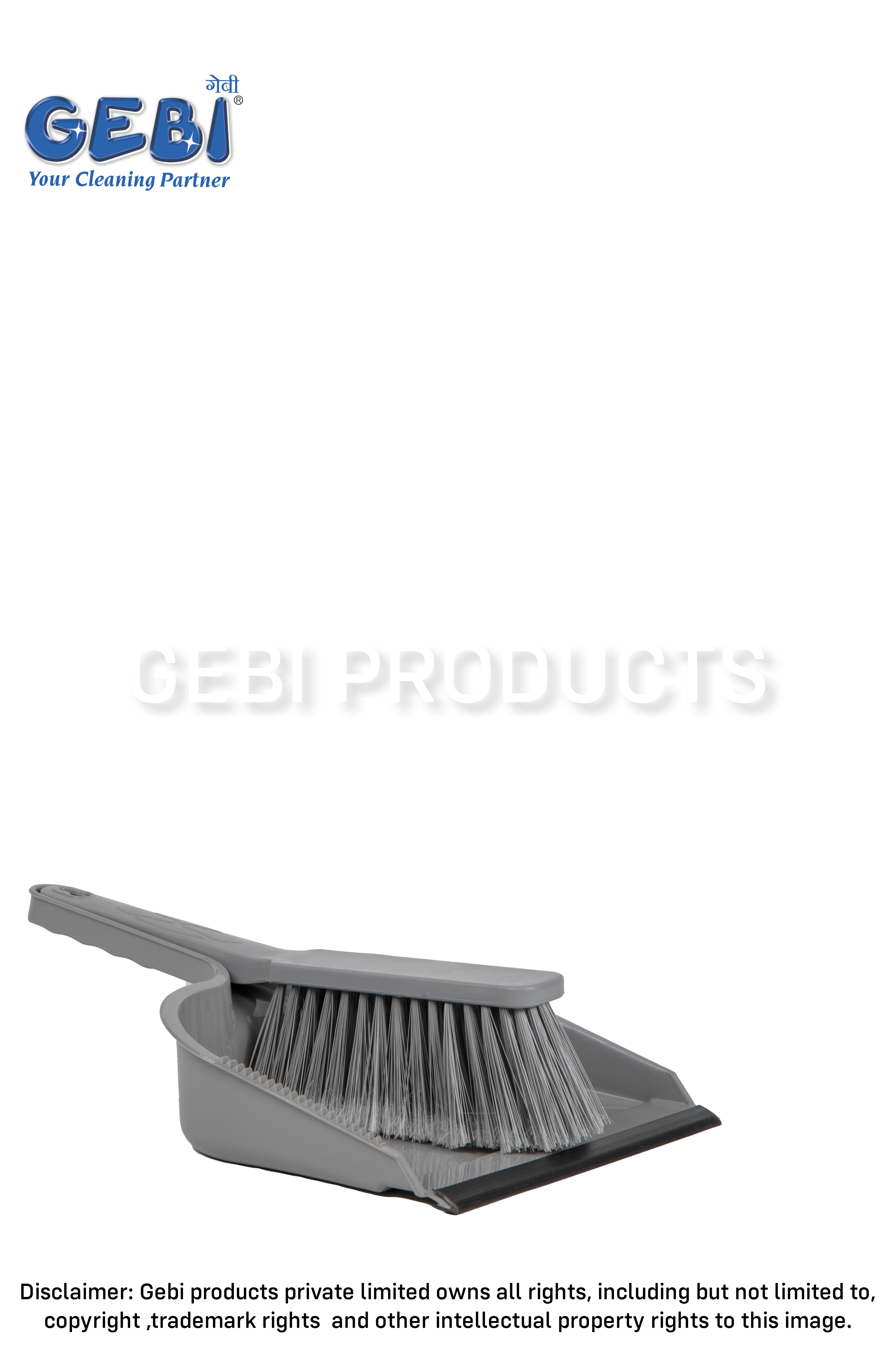 Plastic Dustpan With Brush - Pp Virgin Plastic Material, Various Colors | Long Flexible Bristles, High-quality Rubber Strip, Comfortable Handle, Convenient Hanging Provision
