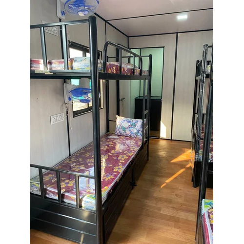 Steel Portable Accommodation Cabin - Premium Grade Steel, Compact Design , Pvc Doors And Sliding Windows For Enhanced Comfort