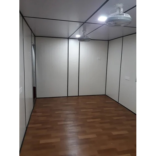 Customized Portable Office Cabin - Steel Frame, Pvc Sliding Windows | Versatile And Compact Workspace Solution