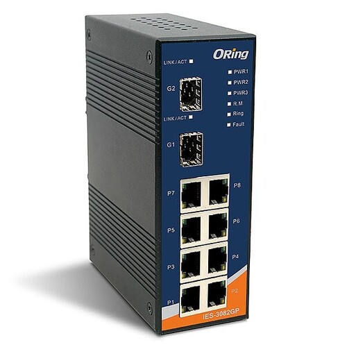 प्रबंधित स्विच Rj-45 (Ies-3082Gp) आयाम (L* W* H): 52Mm X 106Mm X 144Mm मिलीमीटर (Mm)