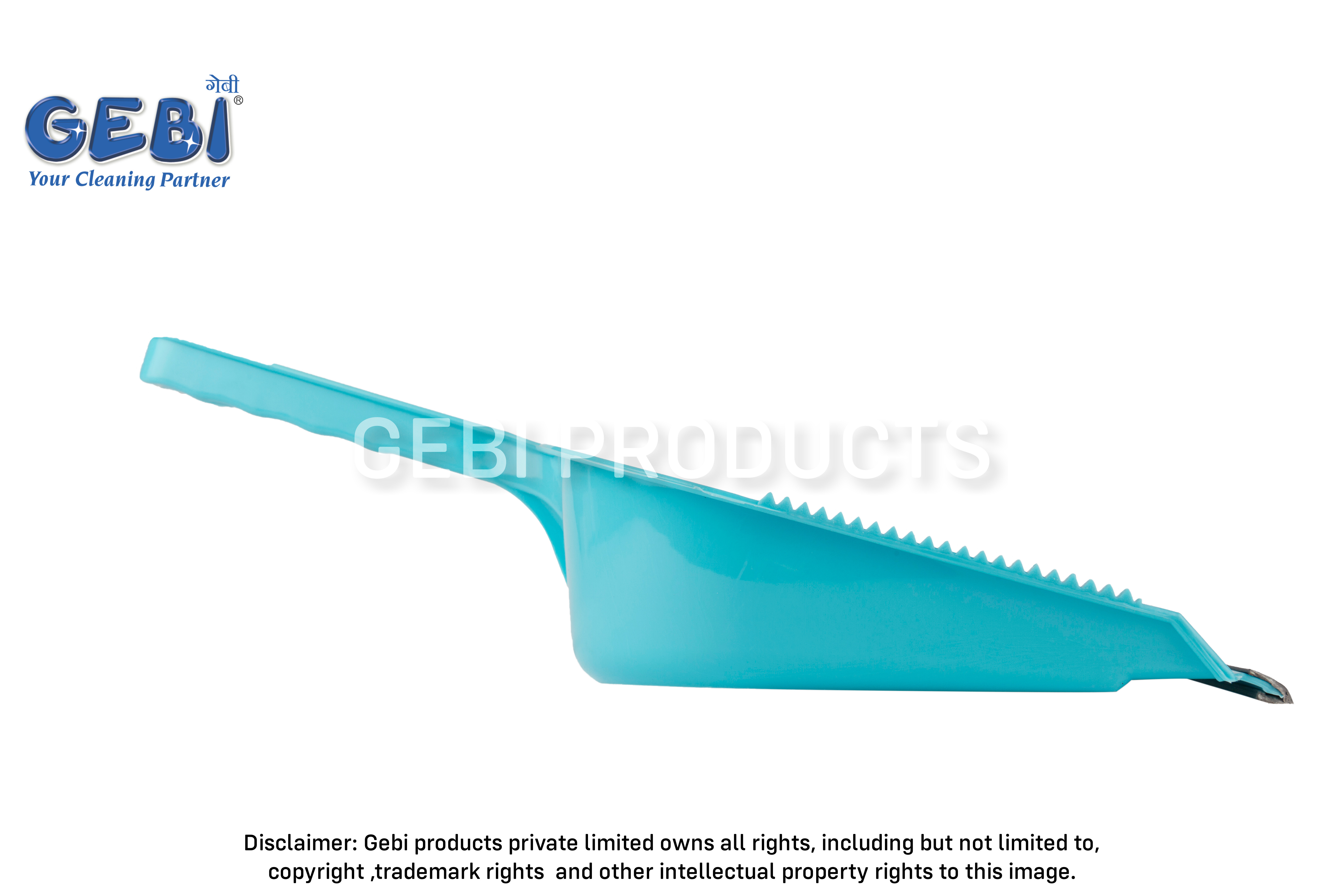 Dustpan With Teeth On Side - Pp Virgin Plastic Material, Available In Different Colours | Teeth For Easy Dirt Removal, Hanging Provision, Comfortable Hold