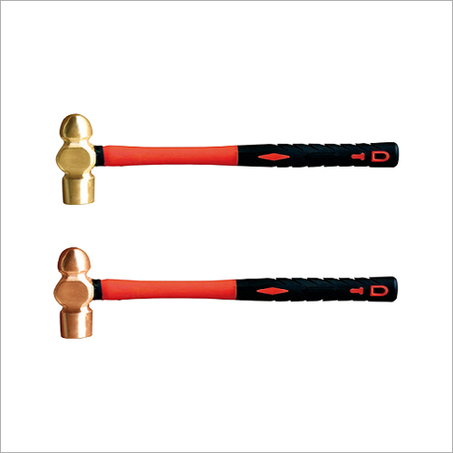 नॉन स्पार्किंग बॉल पीन हैमर हैंडल सामग्री: प्लास्टिक