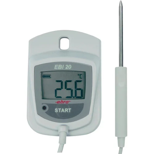 Ebi 20-thi Standard Temperature Humidity Data Logger - White Plastic, Semi-automatic Operation, Industrial And Laboratory Usage, Featuring Built-in Sensors, Alarm Notifications, Digital Display