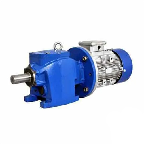 ब्लू एन सिल्वर वर्टिकल हेलिकल गियरबॉक्स