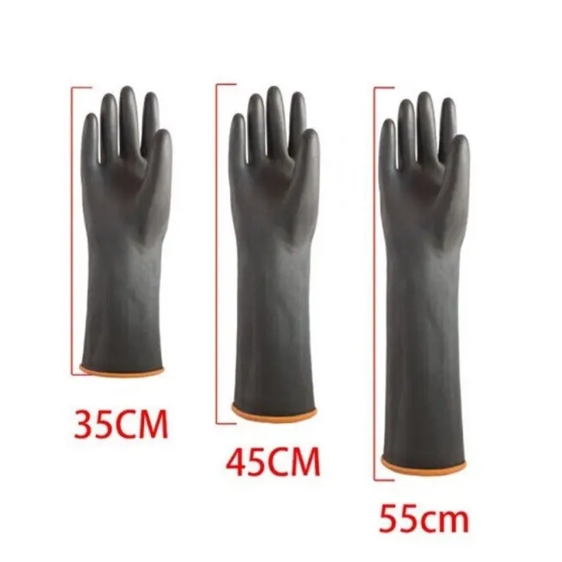 Industrial Gloves - Latex, 5.5 Lb, Natural Color | 5-year Warranty, Waterproof, Reusable, Bacteria Filtration Efficiency
