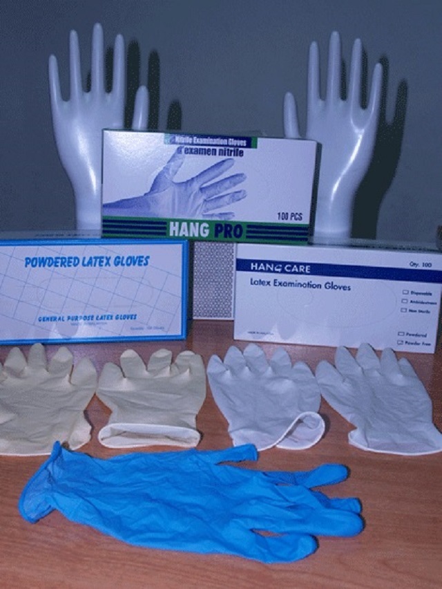 Natural Color Latex Nitrile Disposable Gloves