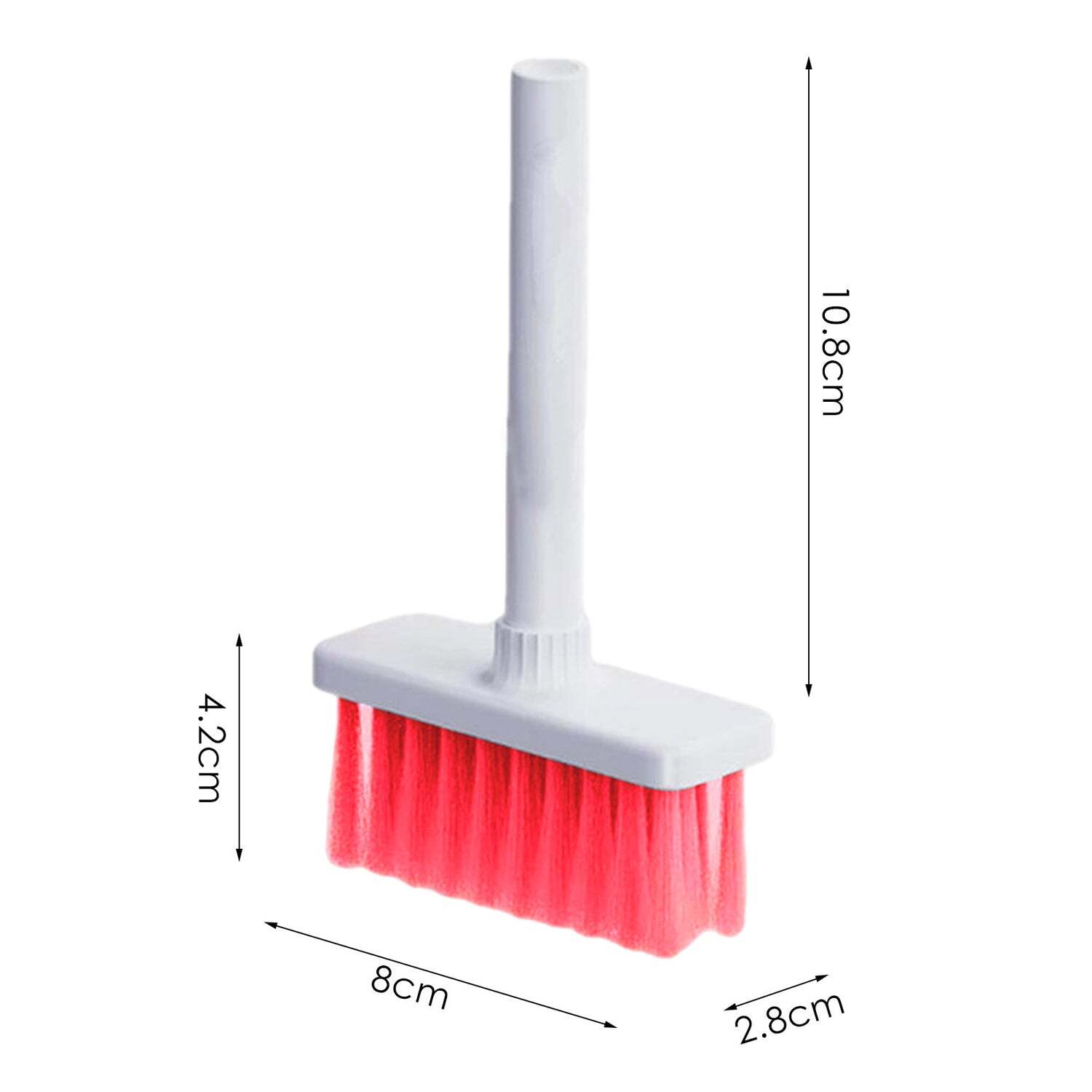 5in1 Multi-function Soft Dust Clean Bush For Computer Cleaning With Corner Gap Duster Keycap Puller Remover For Gamer Pc (White) (6246) Body Material: Plastic