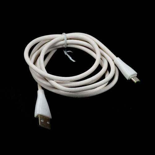 Fast Charging For Android And Data Transfer Extra Tough Long Micro Cable For All Compatible Smartphone And Tablets (1500mm) (6482) - Plastic, 1500mm, White | Fast Charging & Data Transfer Functionality, Extra Tough Design