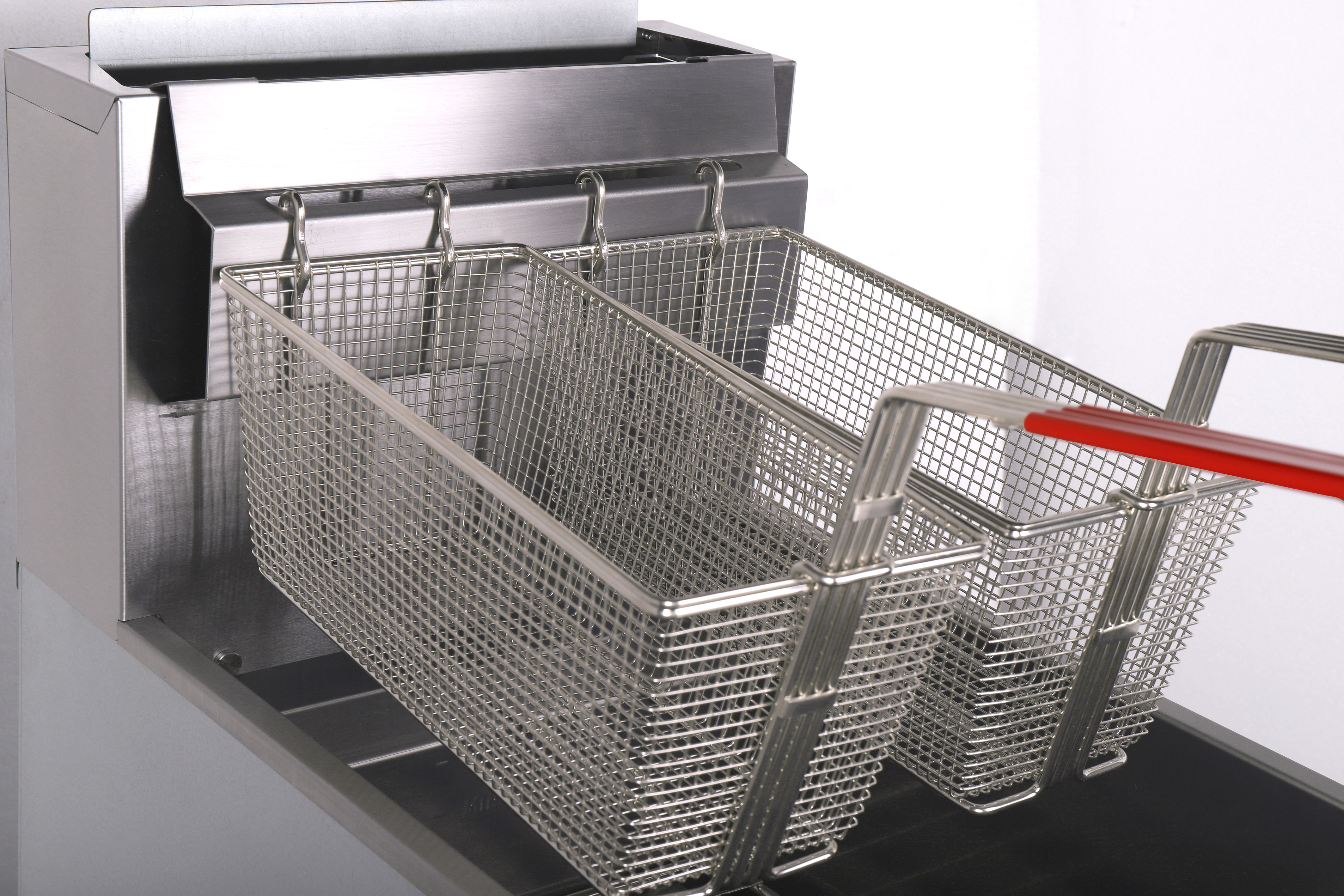 Gas Deep Fryer - Stainless Steel, 21.3-25l Size, 120,000 Btu, Thermostatic Temperature Control, Low Pressure Lpg