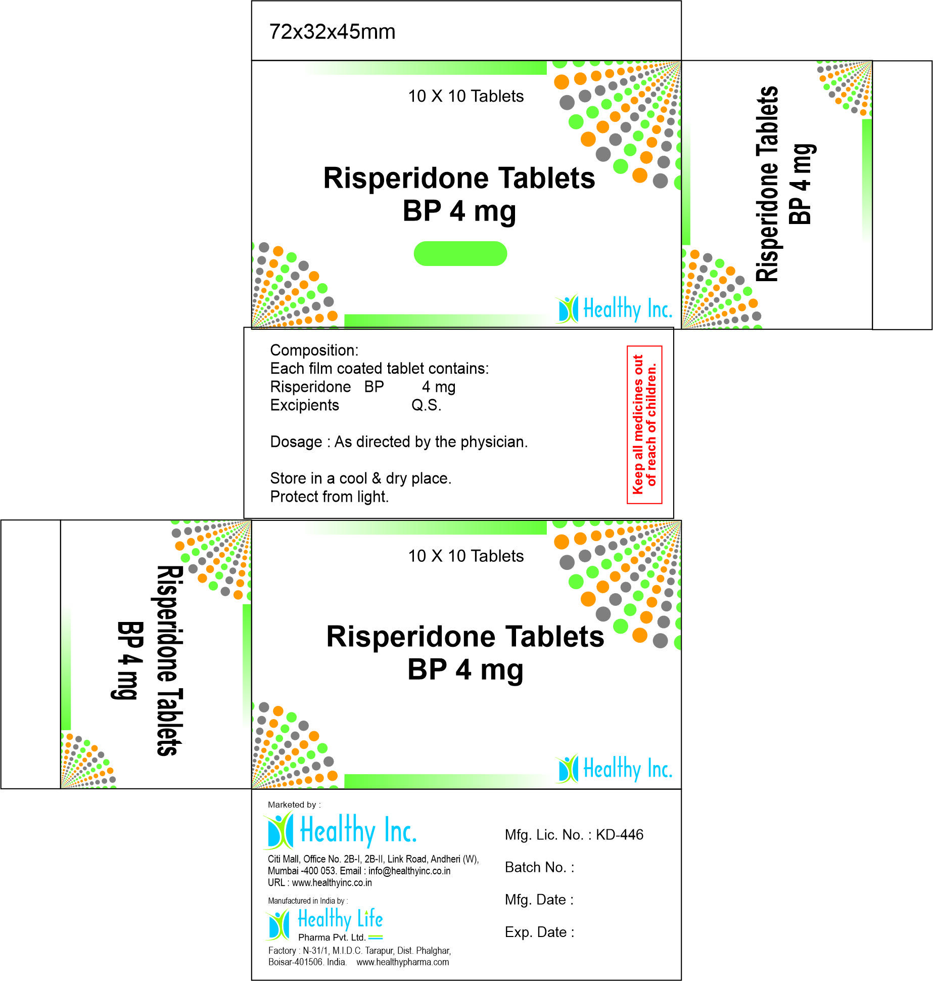 Risperidone Tablets Generic Drugs