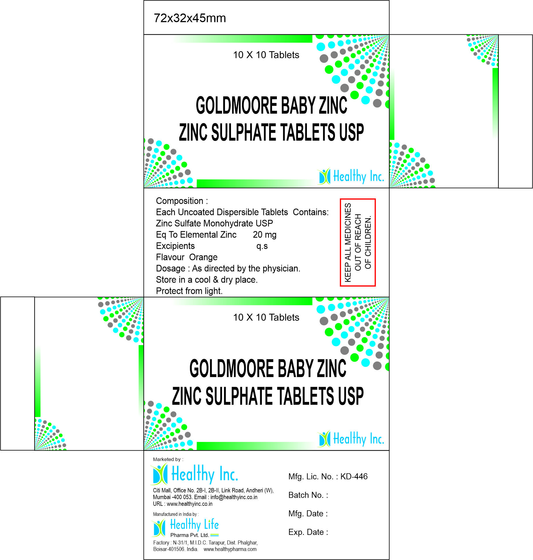 Zinc Sulphate Tablets Generic Drugs