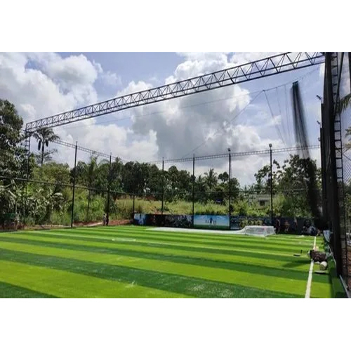 Artificial Synthetic Football Field Turf - Synthetic Material, Customized Size, Green Color | Anti-slip Feature For Enhanced Player Safety