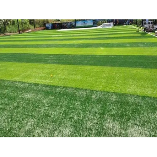 Artificial Synthetic Football Field Turf - Synthetic Material, Customized Size, Green Color | Anti-slip Feature For Enhanced Player Safety