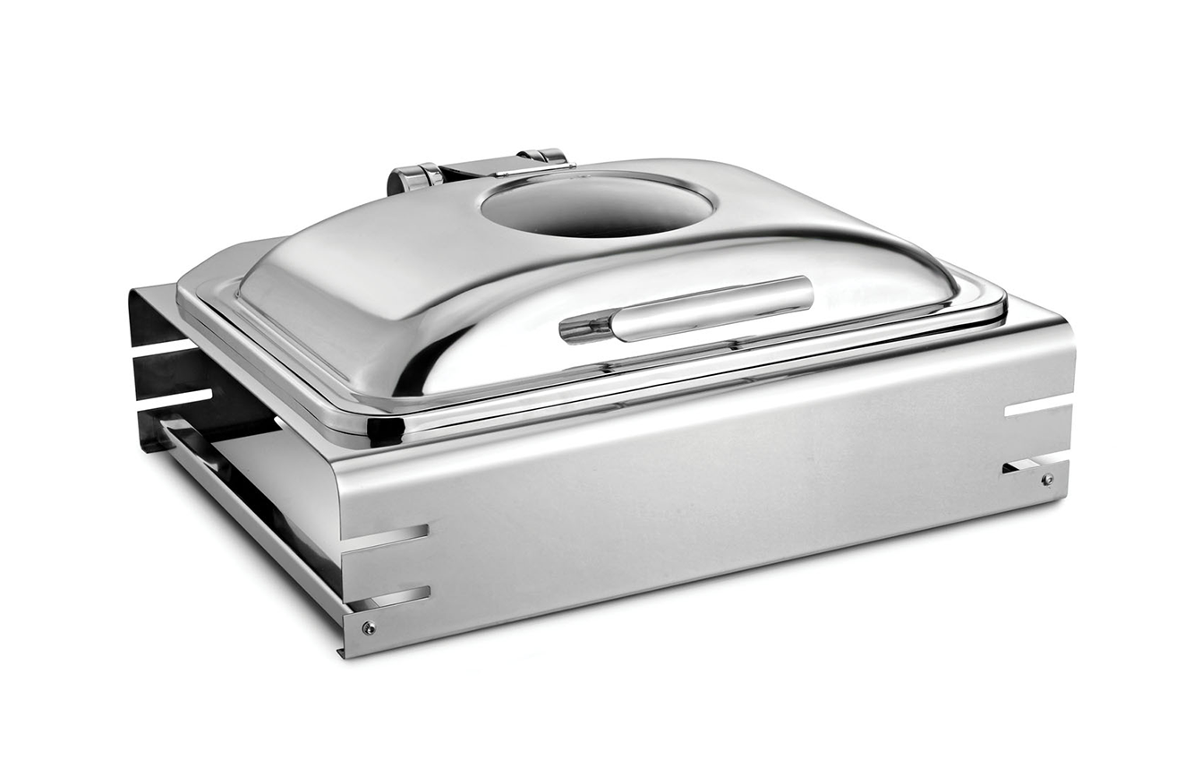 Stainless Steel Rectangular Chafing Dish - Elegant Design, Durable Finish, Perfect For Catering And Events