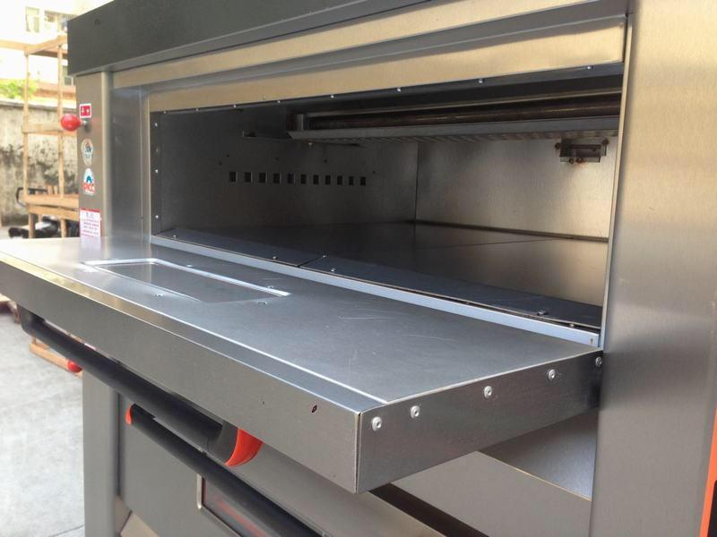 Stainless Steel Gas Deck Oven 1 Deck 2 Tray(hly-102)