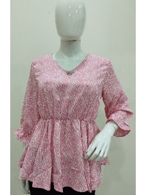 Ladies Frock Top - Custom Size, Available in Navy Blue, Mud Green, and Black | All Season Wear for Versatile Fashion