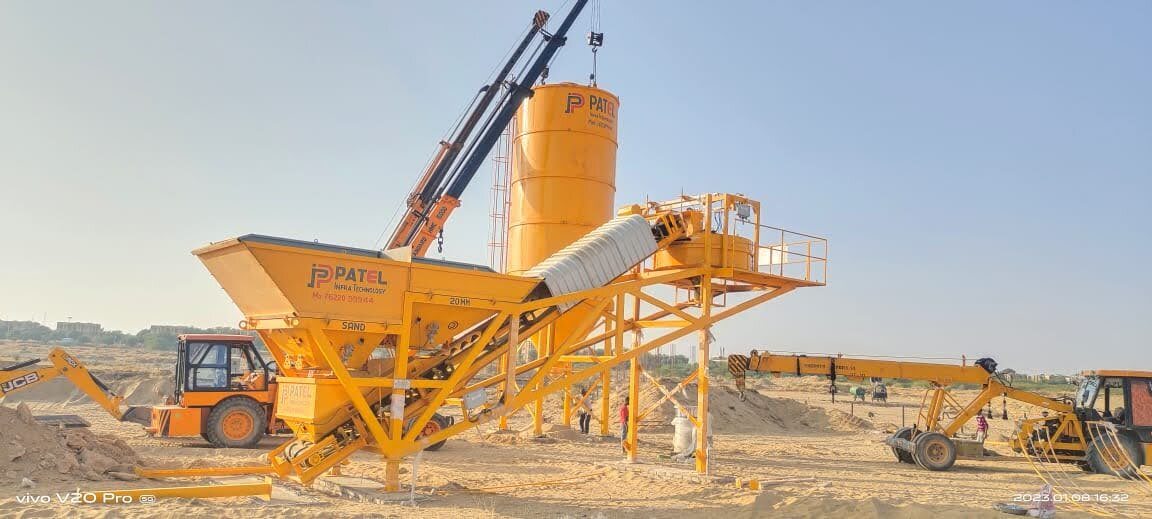 Customized Compact Concrete Batching Plant Picp30