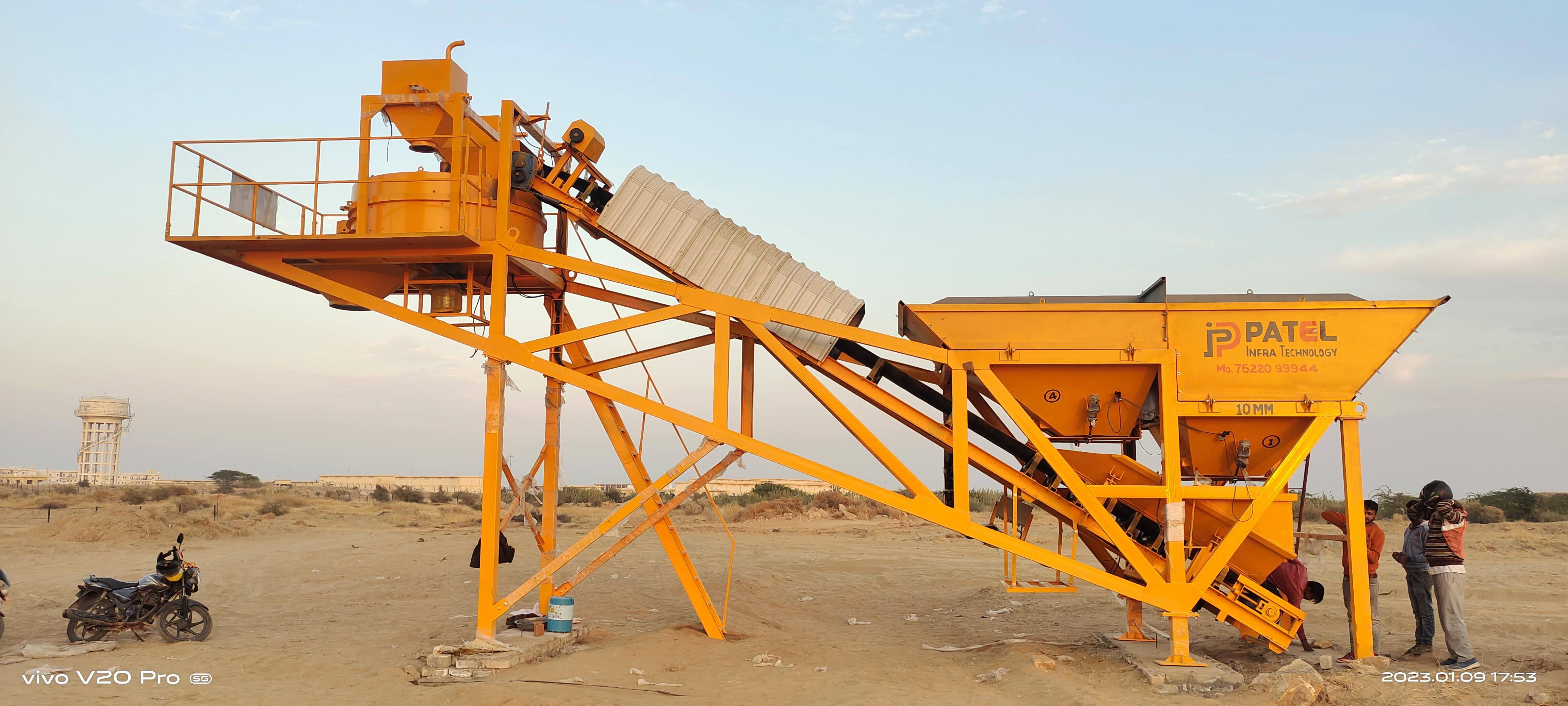 Customized Compact Concrete Batching Plant Picp30