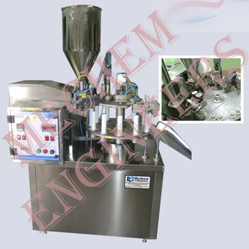 स्वचालित कॉस्मेटिक ट्यूब भरने की मशीन