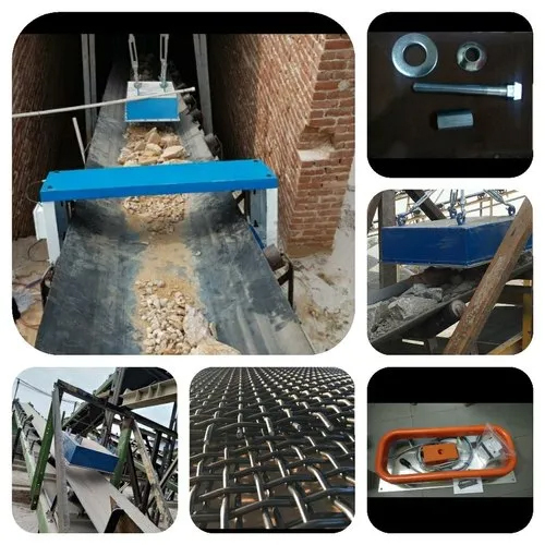 Stone Crusher Metal Detector - Stainless Steel , Cnc Technology, Orange Painted Finish, Machine Spare Part