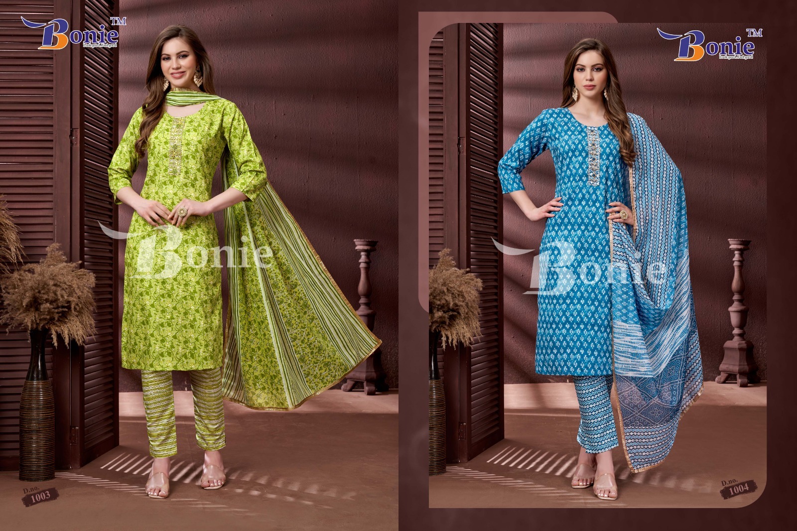 Rayon Three Piece Set - M-l-xl-2xl, Vibrant Printed Kurtis With Heavy Handwork, Comfortable For All Seasons