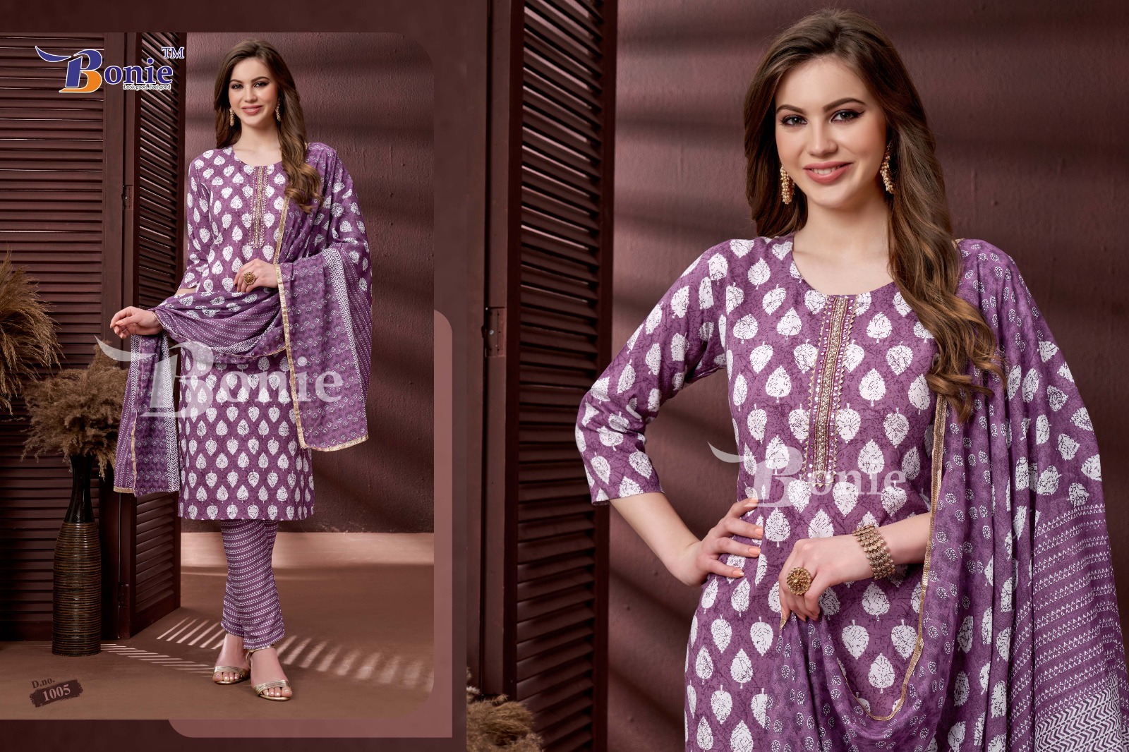 Rayon Three Piece Set - M-l-xl-2xl, Vibrant Printed Kurtis With Heavy Handwork, Comfortable For All Seasons