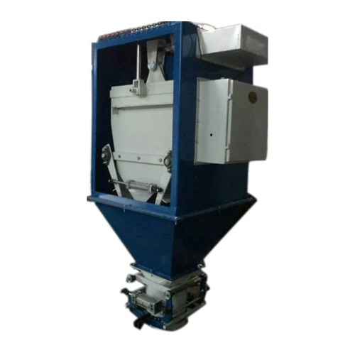 व्हाइट-ब्लू वेबॉट बैगिंग मशीन