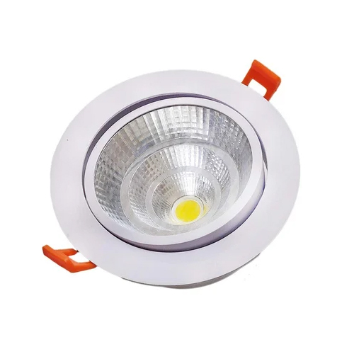 6 Watt Led Spotlight - Metal & Glass Design, Cool White Light, Adjustable Beam Angle For Superior Commercial Illumination