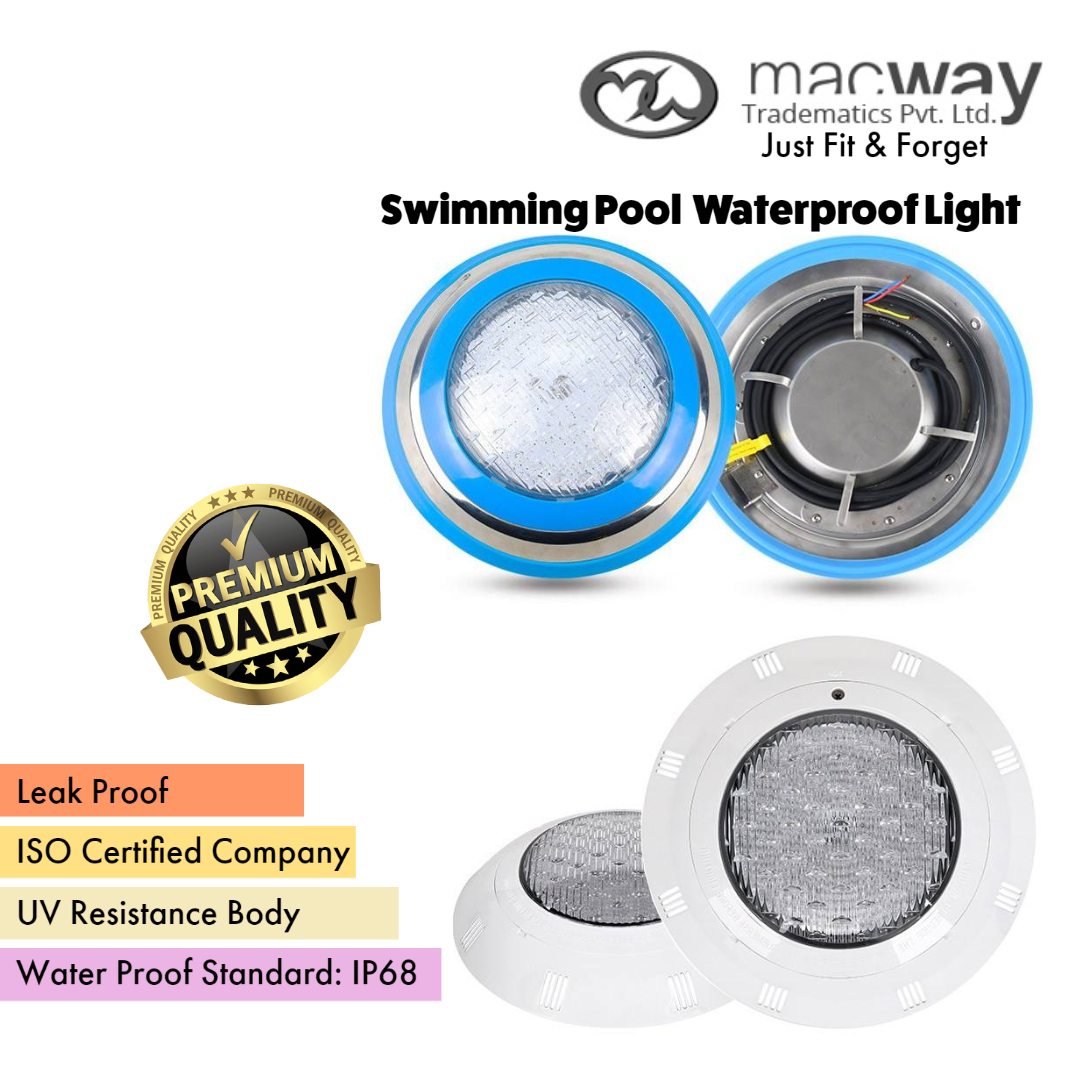 Swimming Pool Lights - Plastic, 220 Volt Led | White Color, Ideal For Decorating And Ambient Illumination