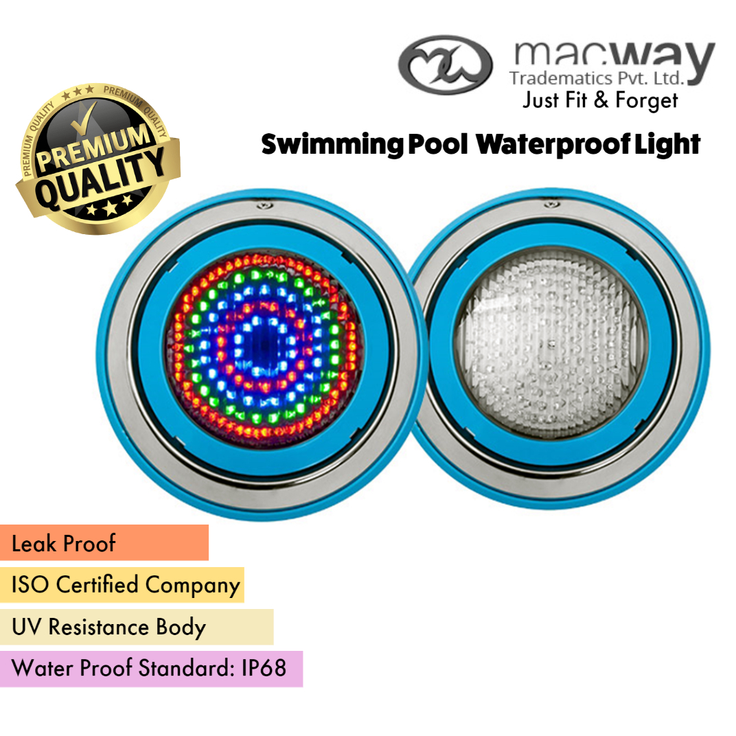Swimming Pool Lights - Plastic, 220 Volt Led | White Color, Ideal For Decorating And Ambient Illumination