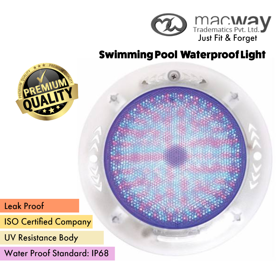Ss Smd Led Lights - Stainless Steel, 220w Input Voltage | Blue Underwater Lighting For Swimming Pools