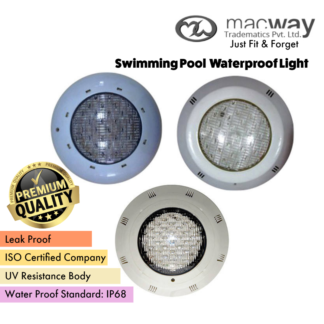 Pool Halogen Light - Steel Material, 220 Volt Input, Silver Color | Led Lighting For Decorative Applications