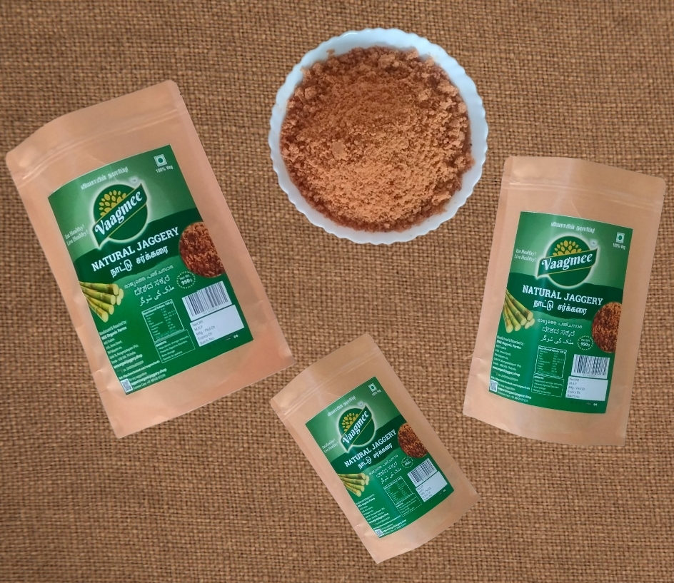Natural Jaggery Powder - 30g Box | Organic, No Artificial Flavor, Sweet Taste, Sugarcane Aroma, Moisture 4-6%