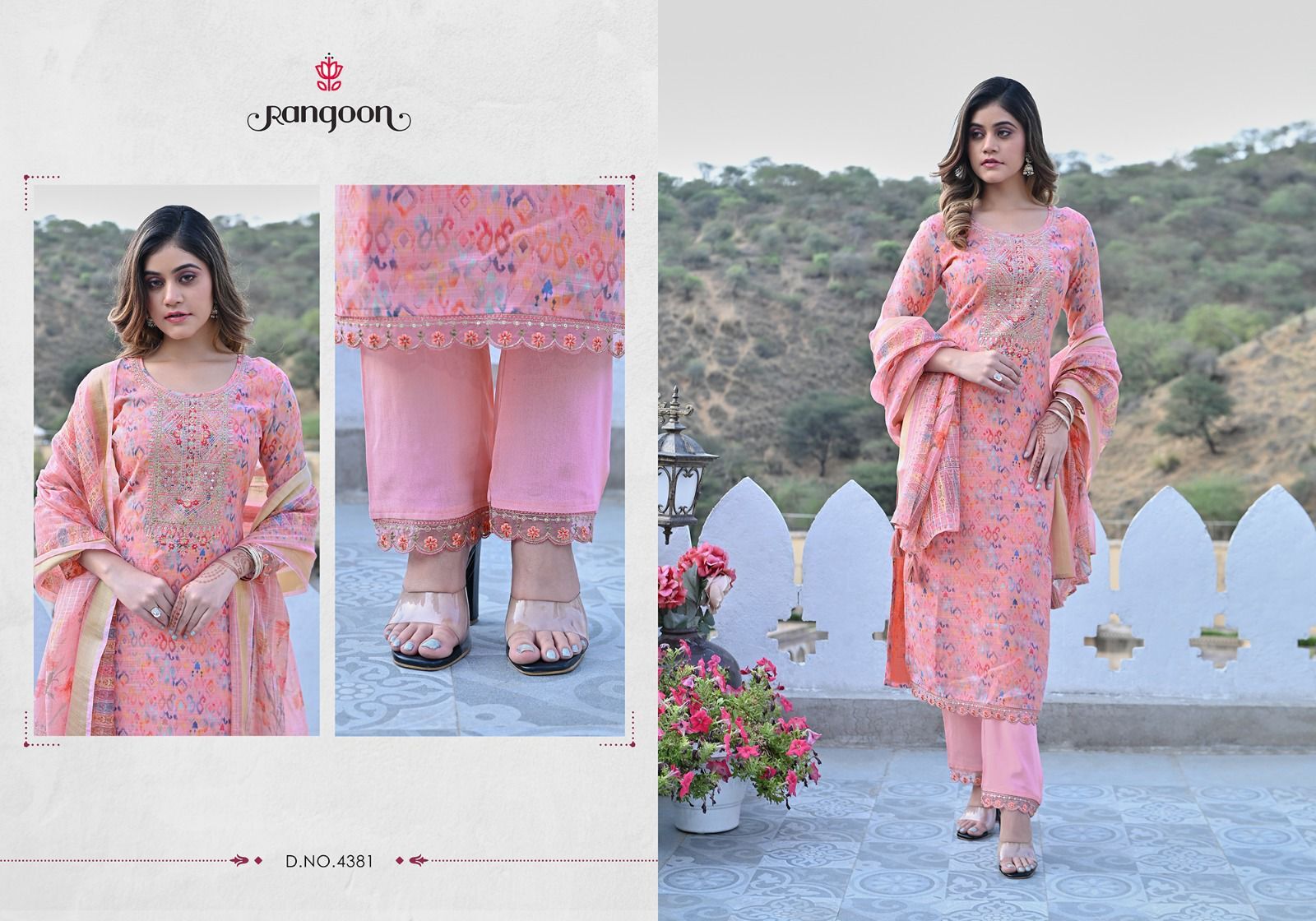 As Shown In The Catalog Pure Cotton Kurti With Handwork And Embroidery