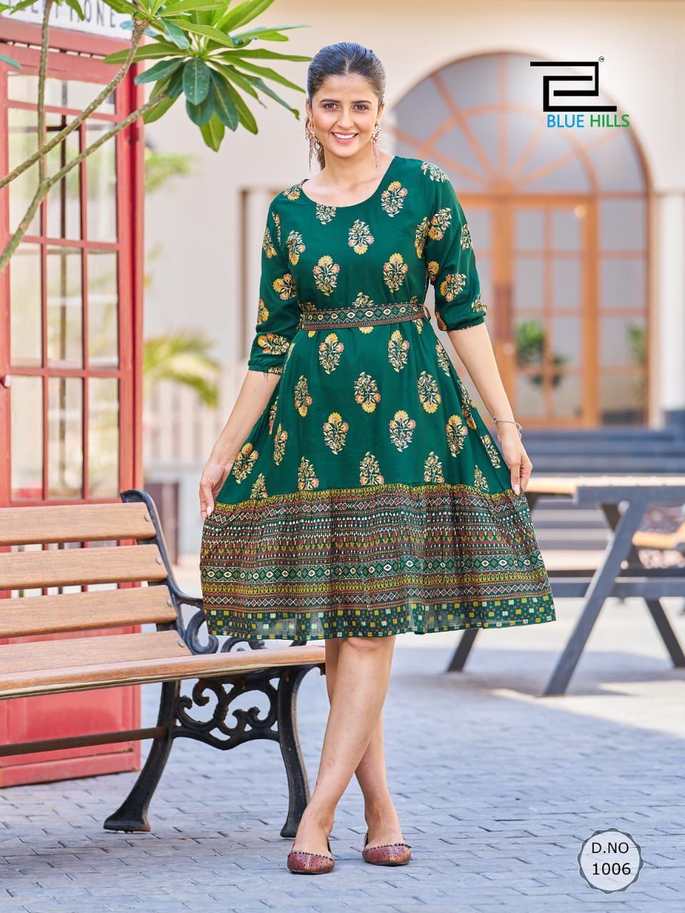 Short Rayon Kurtis - Rayon Tunic Style, Sizes S (36) To 3xl (46), Printed Pattern, 3/4th Sleeve, Casual & Formal Wear, Quick Dry & Breathable Features