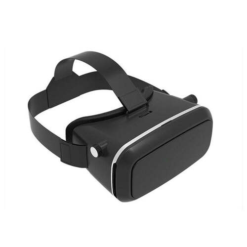 Vr Pro Virtual Reality 3d Glasses Headset (1447) - Plastic Body, Black Color | Includes Vr Pro Virtual Reality 3d Glasses Headset