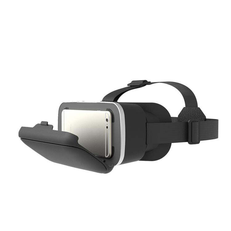 Vr Pro Virtual Reality 3d Glasses Headset (1447) - Plastic Body, Black Color | Includes Vr Pro Virtual Reality 3d Glasses Headset