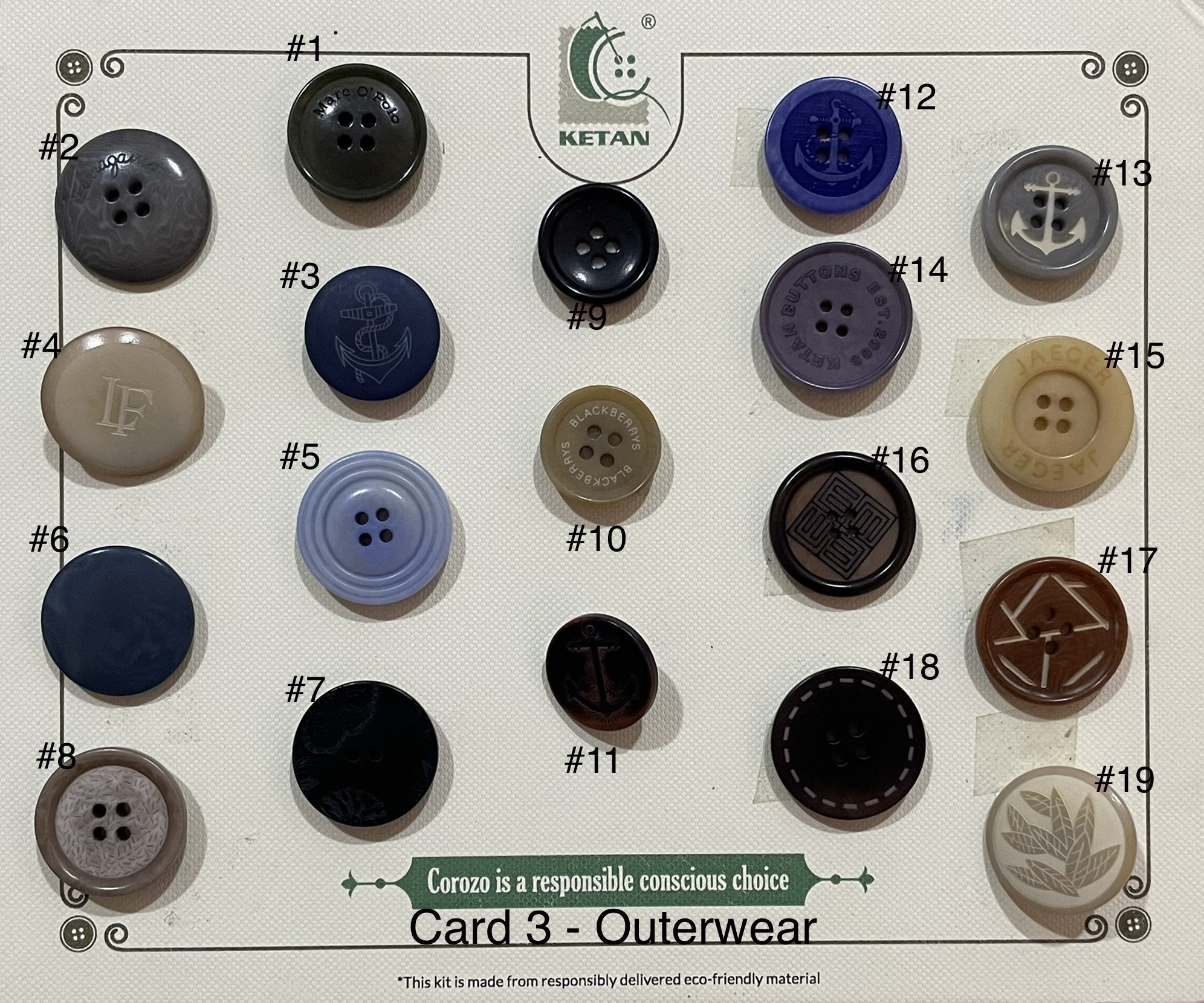 Real Corozo Buttons - Round Shape | Natural Corozo Material For Eco-friendly And Stylish Button Applications