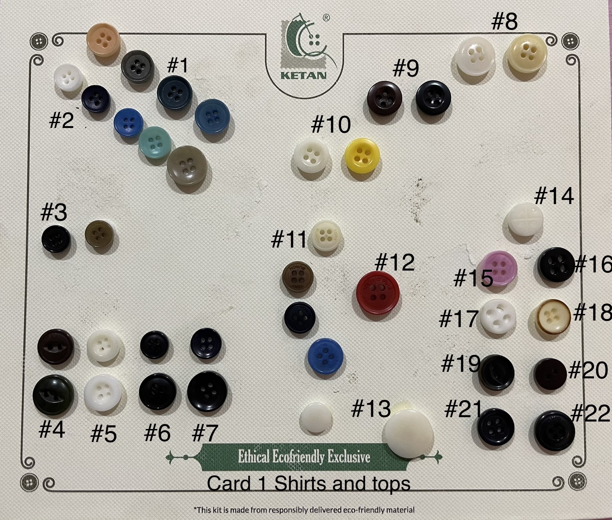 Real Corozo Buttons - Round Shape | Natural Corozo Material For Eco-friendly And Stylish Button Applications
