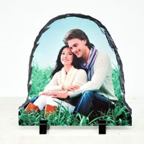 White Sublimation Rock Photo Frame