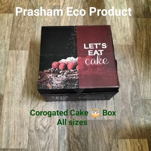 पॉलिश नालीदार केक बॉक्स