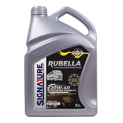5 Ltr 20W-40 Rubella Multi Grade Heavy Duty Engine Oil Application: Automotive