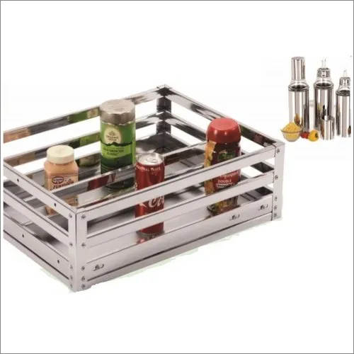 मेटल प्रीमियम सिंगल पार्टिशन बास्केट