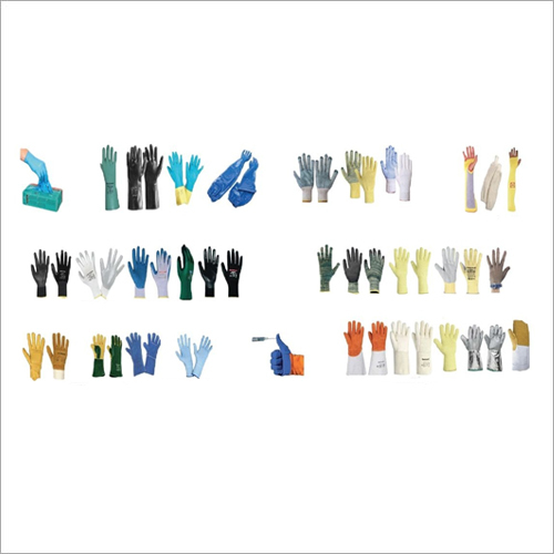 प्लेन रबर हैंड ग्लव्स