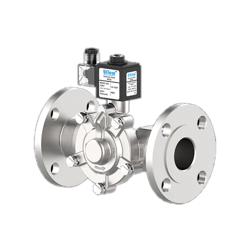 Silver U Flow 1-2 Pilot Operated Diaphragm Type Solenoid Valve ( Flange)nc