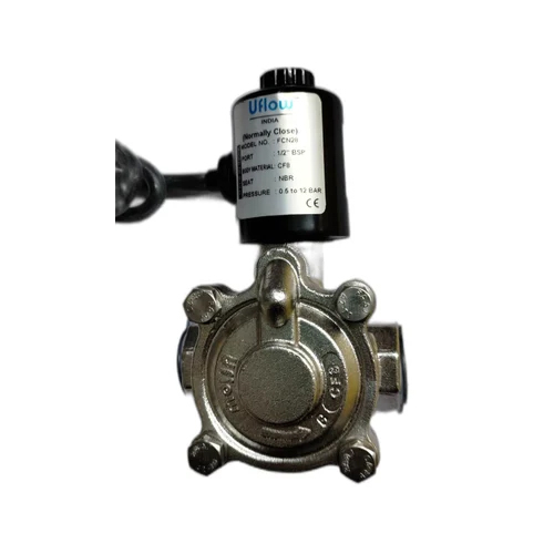 सिल्वर स्टेनलेस स्टील फाउंटेन सोलनॉइड वाल्व