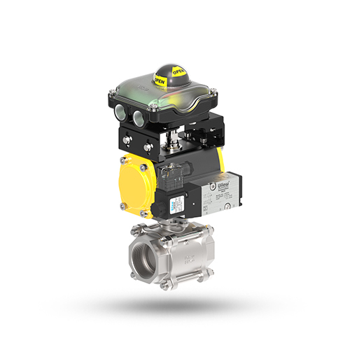 3 Piece Design Ball Valve (Iso Pad) Application: Water