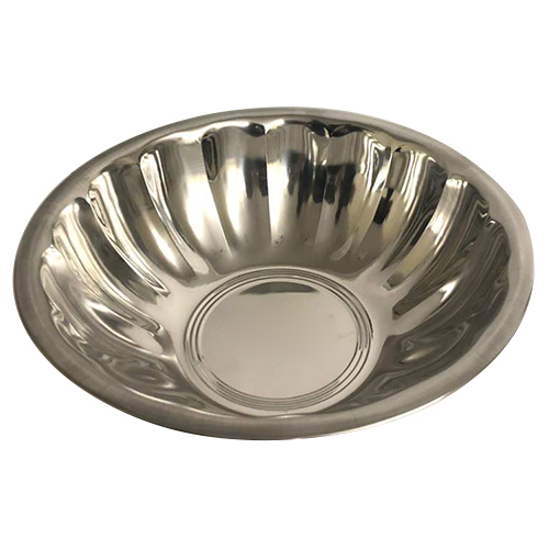 Ss Flower Bowl Size: Customized